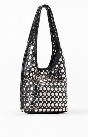 Faux Leather Studded Bag image number 2