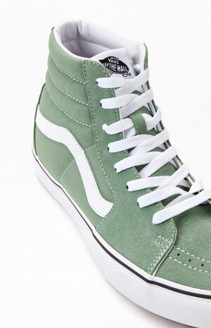 Green UA Sk8-HI Shoes image number 6