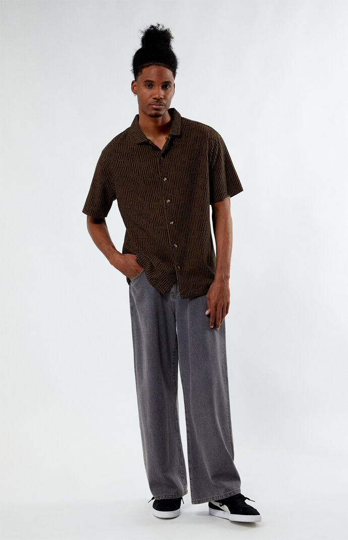 Pacsun Santiago Brown Camp Shirt | Pacsun