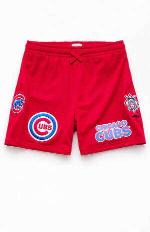 Kids Chicago Cubs Classic Mesh Basketball Shorts image number 1