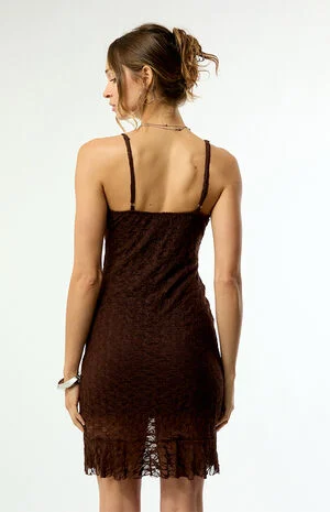 Anya Lace Mini Dress image number 4