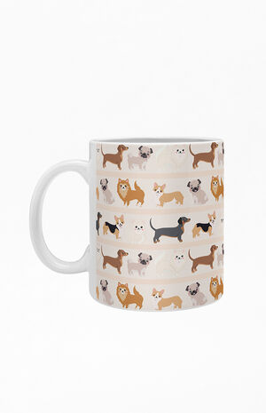 Avenie Dogs N A Row Pattern Coffee Mug image number 2