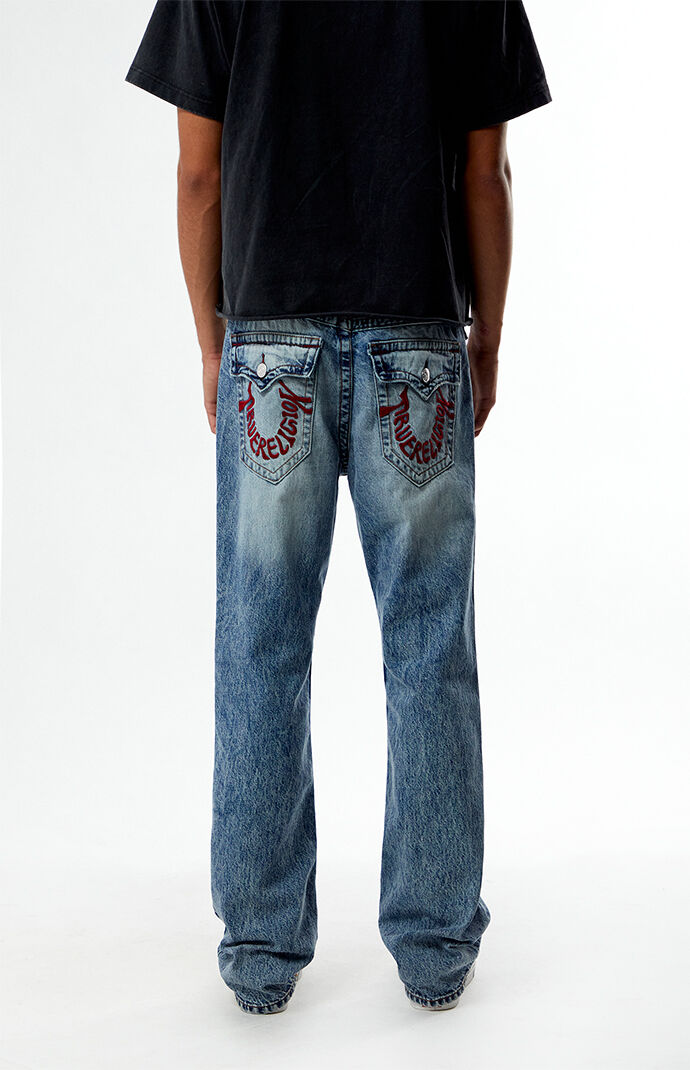 True Religion Ricky Warped Horseshoe Relaxed Straight Jeans | Pacsun