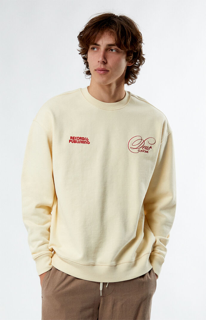 Deus Ex Machina Caution Crew Neck Sweatshirt