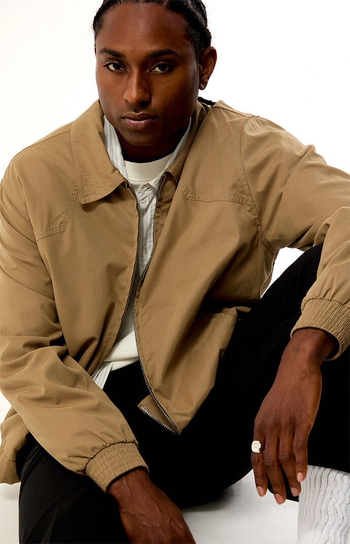 Pacsun Soft Brushed Canvas Zip Jacket
