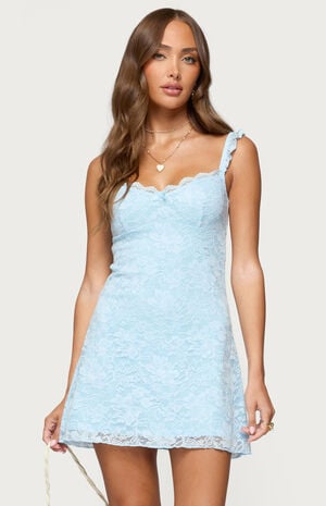 Stephanie Lace Mini Dress image number 1