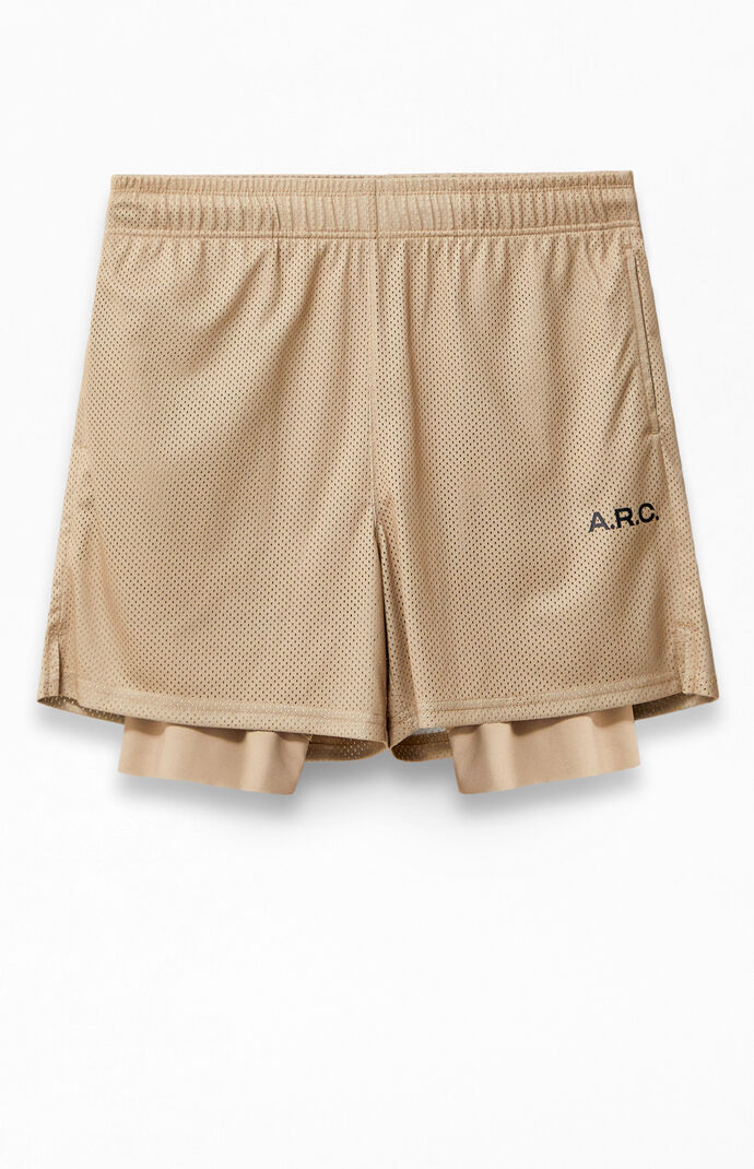 A.R.C. Active Tan Mesh 2 in 1 Shorts