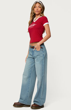 Santa Monica V Neck T-Shirt image number 4