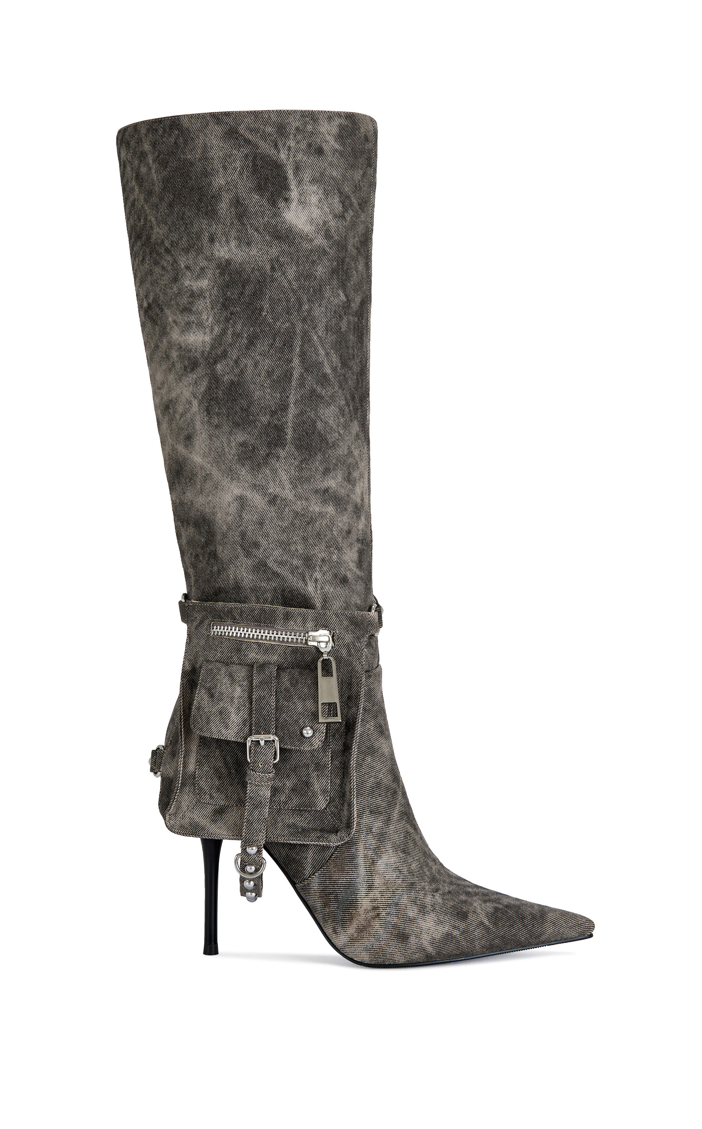 AZALEA WANG Women's Rondel brown Stiletto Boots