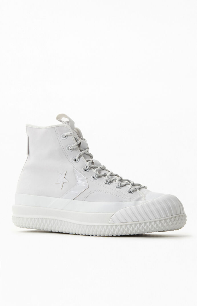 White Bosey MC High-Top Shoes