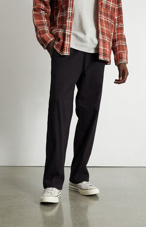 Black Twill Trouser Pants image number 2