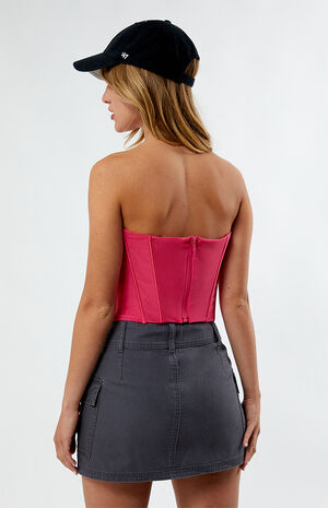 Strapless Mesh Corset image number 3