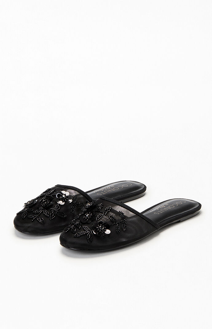 Matisse Women's Black Maven Mesh Mules