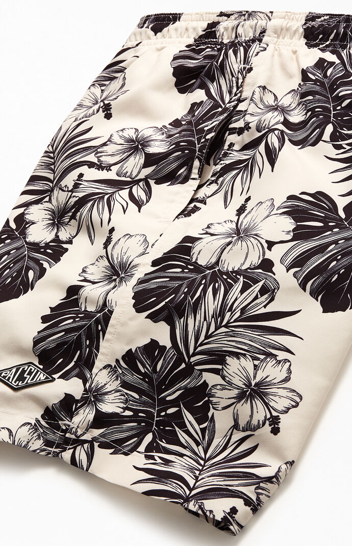 Elegant Tropical 17" Swim Trunks