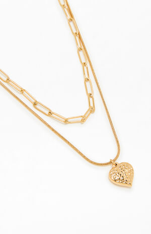 Heart Layered Necklace image number 2