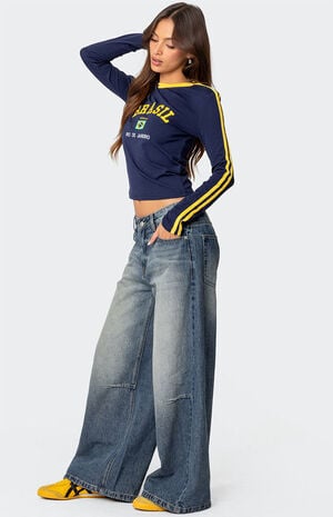 Brasil Embroidered Long Sleeve T-Shirt image number 4