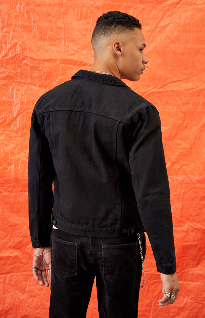 PacSun Black Classic Fit Denim Jacket PacSun