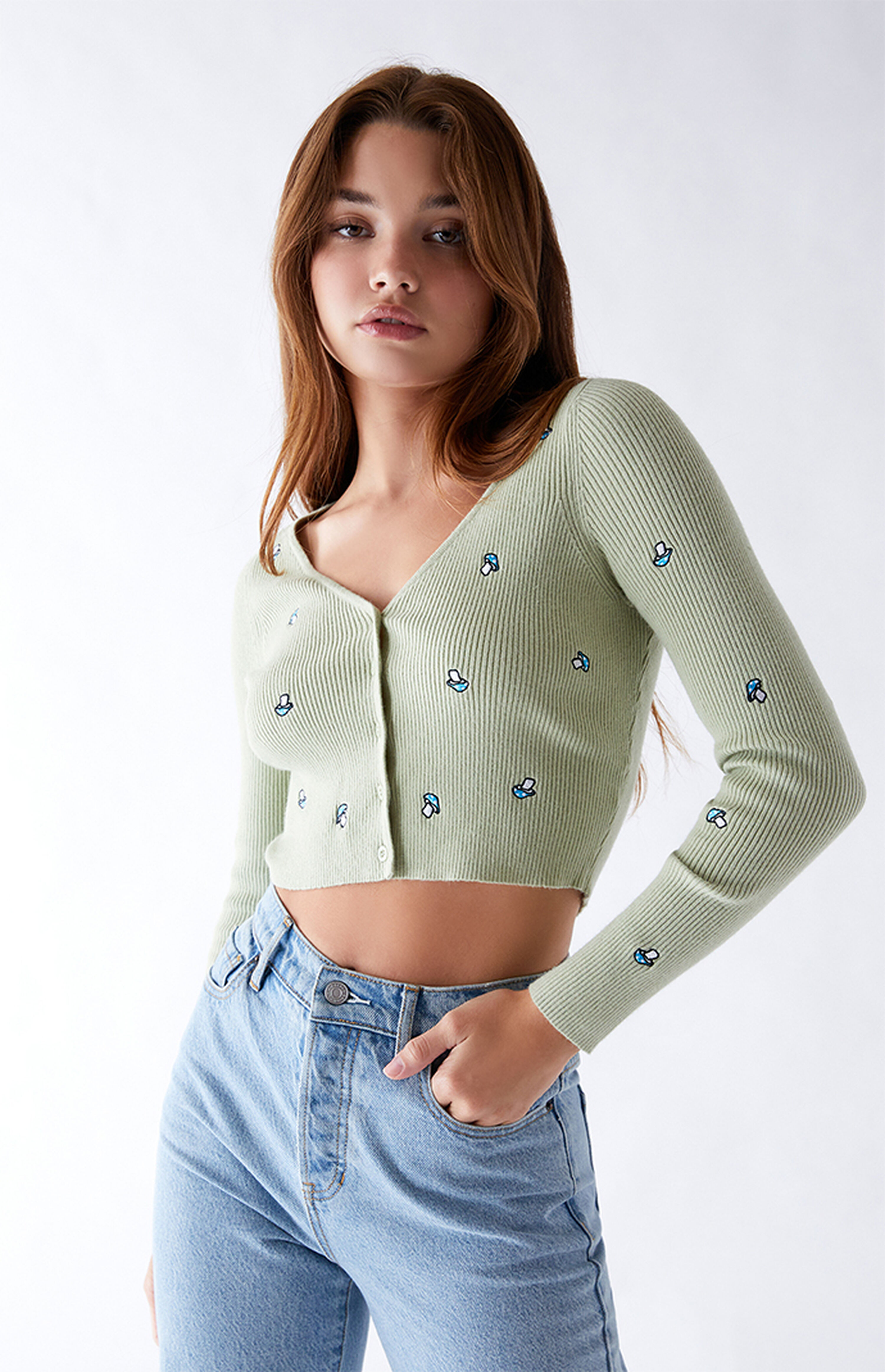 LA Hearts Floral Cardigan PacSun