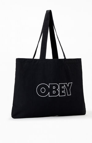 Outline Canvas Tote Bag image number 2