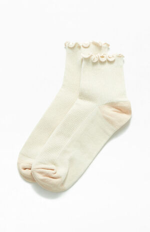 Shortie Ruffle Socks image number 1