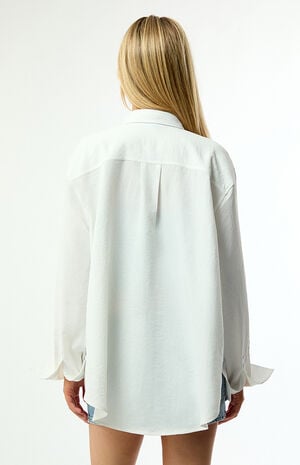 Naomi Long Sleeve Button Down Cover-Up Shirt image number 4