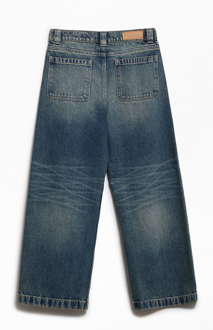 Pacsun Kids Extreme Baggy Jeans Dark Indigo