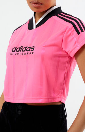 Eco Pink Tiro Cropped Jersey image number 2