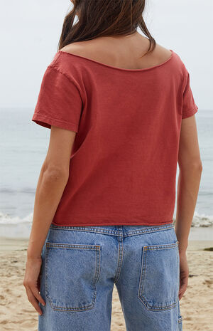 Red Chloe 44 Off-The-Shoulder Top image number 4