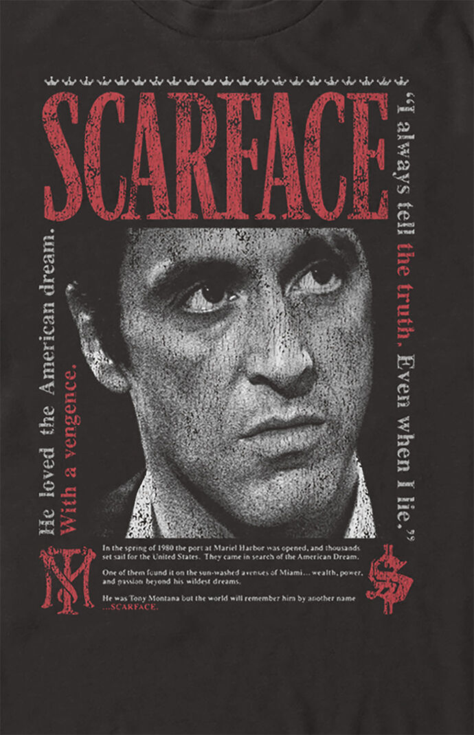 FIFTH SUN Scarface Stare Down T-Shirt 
