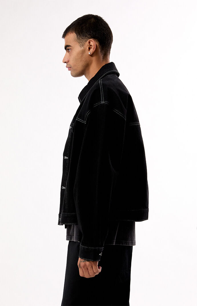 Pacsun Black Downtown Jean Jacket
