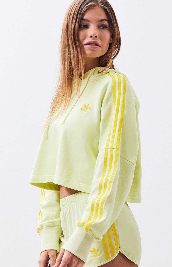 Neon yellow adidas hoodie hot sale