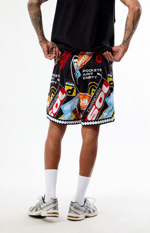 x Fast & Furious Mesh Basketball Shorts image number 4