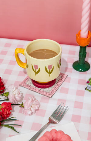 Tulips Short Ceramic Mug image number 2