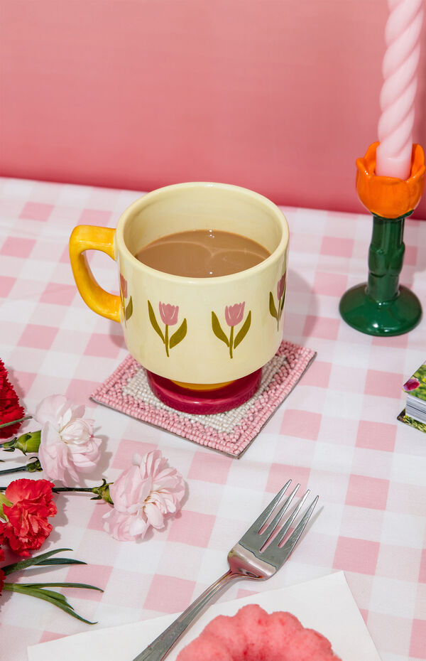 ban.do Tulips Short Ceramic Mug
