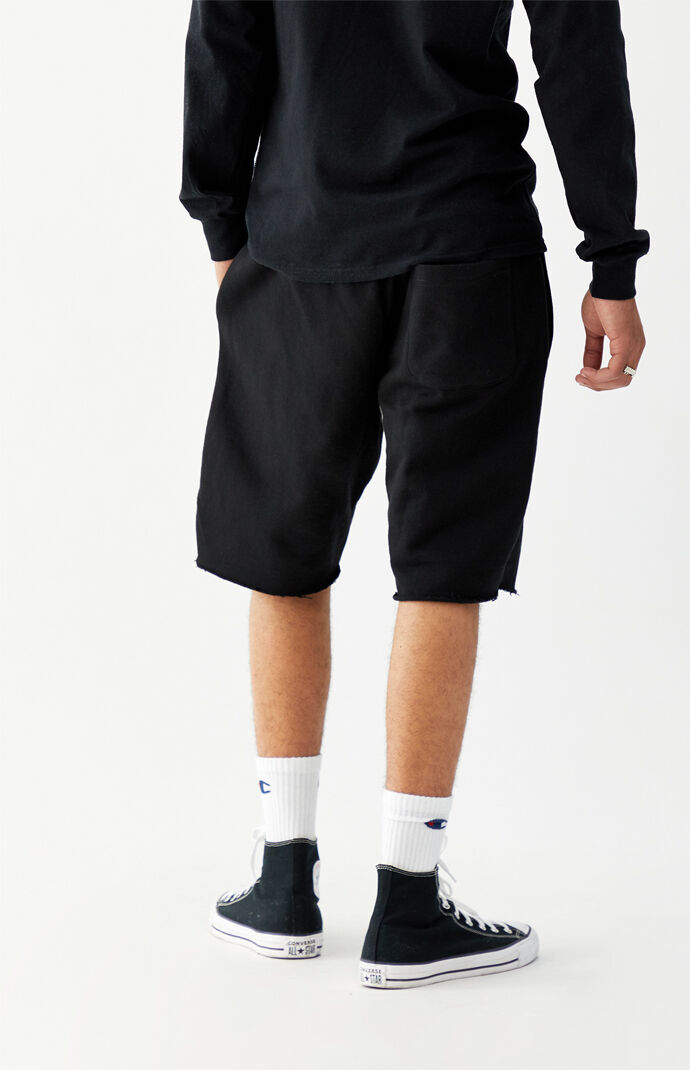 champion reverse weave cutoff sweat shorts