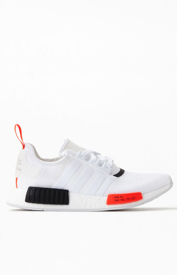 adidas White Red NMD_R1 Shoes PacSun
