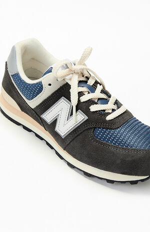 Kids Black 574 Shoes image number 6