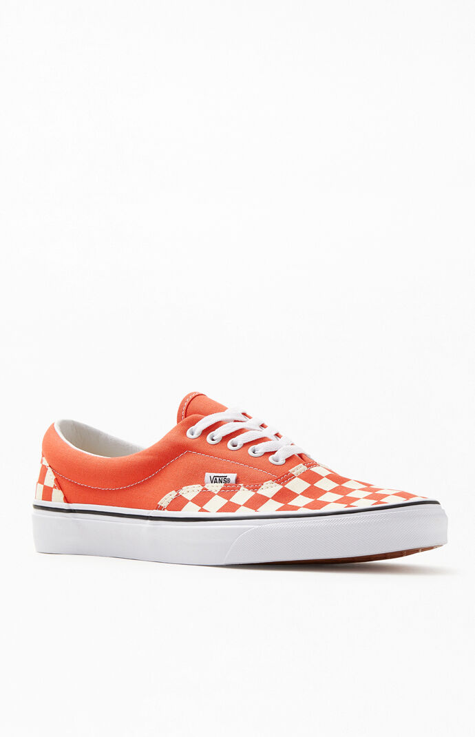 Vans Orange \u0026 White Checkerboard Era 
