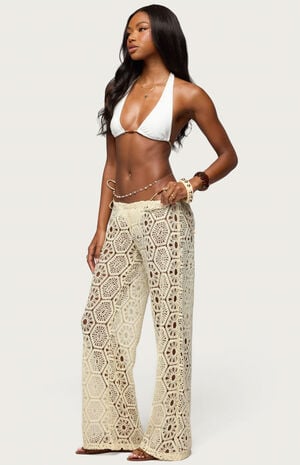 Amrita Baggy Crochet Pants image number 4