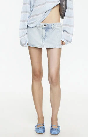 Rhode Denim Mini Skort image number 1