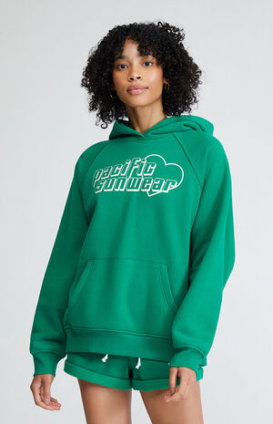 Pacific Sunwear Pacsun Green Hoodie Pacific Sunwear Pacsun Womens