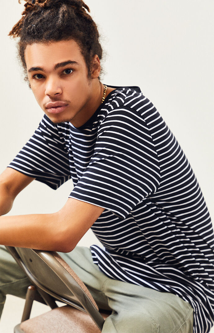 Freer Striped Scallop T-Shirt