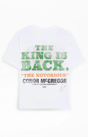 Conor McGregor King is Back Oversized T-Shirt image number 5