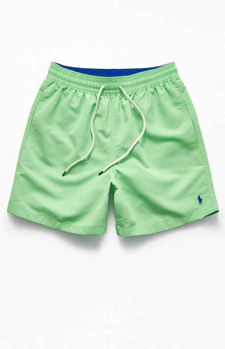 Green Traveler 17" Swim Trunks