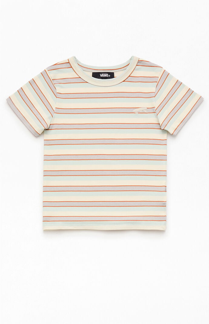Vans Kids Brown Lucie Striped T-Shirt