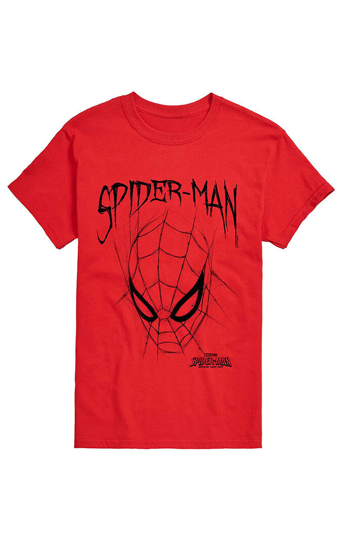 Hybrid Apparel Spider-Man Sketch T-Shirt