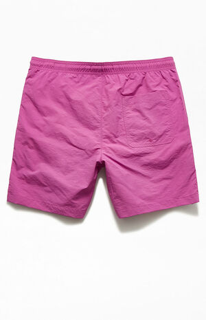 Collegiate Solid 17" Swim Trunks image number 2