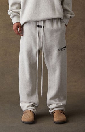 Fear of God Essentials Light Oatmeal Relaxed Sweatpants