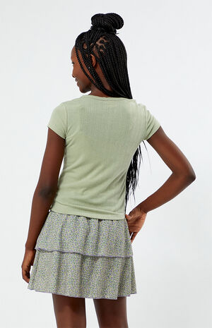 Sage Henley Skimmer Top image number 4