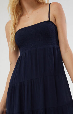 Smocked Tiered Babydoll Dress image number 3